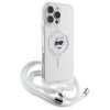 Karl Lagerfeld KLHMP16LHCCHNT iPhone 16  Pro 6.3 hardcase transparent IML Choupette Head & Cord Magsafe