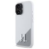 Karl Lagerfeld KLHMP16SSCMKMPCH iPhone   16 6,1 biały/white hardcase Silicone Initial Metal Logo MagSafe