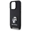 Karl Lagerfeld KLHCP16XSAKCPBK iPhone 16 Pro Max 6.9 czarny/black hardcase Saffiano Karl&Choupette Metal Pin CBDY Strap