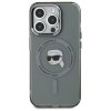 Karl Lagerfeld KLHMP15XHLSKIK iPhone 15  Pro Max 6.7 czarny/black hardcase IML Metal Karl Head MagSafe