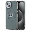 Karl Lagerfeld KLHMP15SHLSCHK iPhone 15  6.1 czarny/black hardcase IML Metal Choupette Head MagSafe