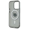 Karl Lagerfeld KLHMP15XHLSCHK iPhone 15  Pro Max 6.7 czarny/black hardcase IML Metal Choupette Head MagSafe