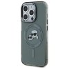 Karl Lagerfeld KLHMP15XHLSKCK iPhone 15  Pro Max 6.7 czarny/black hardcase IML Metal Karl&Choupette Head MagSafe