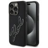 Karl Lagerfeld KLHCP15X3DRKSDLK iPhone   15 Pro Max 6.7 czarny/black hardcase 3D Rubber Signature