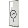 Etui Karl Lagerfeld Button Karl &        Choupette Heads Printed Logo MagSafe do Samsung Galaxy S25 Ultra czarny