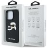 Etui Karl Lagerfeld HC 3D Rubber Double  Heads do iPhone 16 Pro czarny