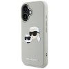 Etui Karl Lagerfeld HC 3D Rubber Double  Heads do iPhone 16 beżowy