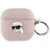 Etui Karl Lagerfeld Monogram Karl Head   do AirPods 4 różowy