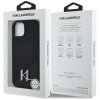 Etui Karl Lagerfeld Silicone Shadow      Metal Initial MagSafe do iPhone 15 czarny