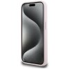 Etui Karl Lagerfeld Silicone Shadow      Metal Initial MagSafe do iPhone 15 Pro Max różowy