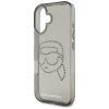 Etui Karl Lagerfeld IML Rhinestones Karl Head do iPhone 16 czarny