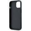Etui Karl Lagerfeld Saffiano Athleisure  Stripes Cord do iPhone 15 czarno-czerwony