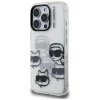 Etui Karl Lagerfeld IML Multi K&C Head   Pattern do iPhone 16 Pro przezroczysty