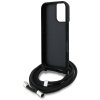 Etui Karl Lagerfeld Crossbody Grained    Pattern & Logo do iPhone 16 czarny