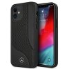 Mercedes MEHCP12SCDOBK iPhone 12 mini5,4 czarny/black hardcase Leather Perforated Area