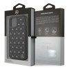 Mercedes MEHCP12MESPBK iPhone 12/12 Pro 6,1 czarny/black hardcase Silver Stars Pattern