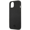 Mercedes MEHCP13MMBLBK iPhone 13 / 14/ 15 6.1 czarny/black hardcase Leather Meshed Metal Logo