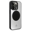 Mercedes MEHMP15X23ACMS iPhone 15 Pro Max 6.7 srebrny/silver hardcase Leather&Alu MagSafe