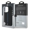Mercedes MEHMP16X23SUMBK iPhone 16Pro Max 6.9 czarny/black hardcase Silicone Blue Stripe MagSafe