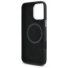Mercedes MEHMP16L23SUGDK iPhone 16 Pro   6.3 czarny/black hardcase Silicone Tonal Logo Wood Pattern MagSafe