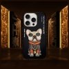 Nimmy etui iPhone 16 Pro Max 6.9        czarny/black Glasses Cool Dog