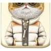 Nimmy etui iPhone 15 Pro Max 6.7 khaki  Cool&Cute 2.0 Cat