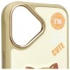 Nimmy etui iPhone 16 6.1 khaki          Cool&Cute 2.0 Cat