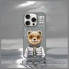 Nimmy etui iPhone 16 Pro Max 6.9        szary/gray Cool&Cute 2.0 Bear