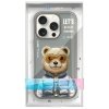 Nimmy etui iPhone 16 Pro Max 6.9        szary/gray Cool&Cute 2.0 Bear