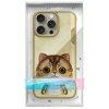 Nimmy etui iPhone 15 Pro 6.1 khaki Big  Eyed Pet 2.0 Cat