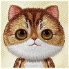 Nimmy etui iPhone 16 Pro Max 6.9 khaki  Big Eyed Pet 2.0 Cat