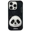 Nimmy etui iPhone 16 Pro Max 6.9        czarny/black Big Eyed Pet 2.0 Panda