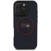 Red Bull RBHMP16L24PUILVR iPhone 16 Pro  6.3 hardcase granatowy/navy Leather Red Ring MagSafe