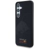 Etui Red Bull Leather Meshed Debossed    Bull MagSafe do Samsung Galaxy S25 granatowy