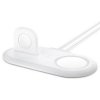 Spigen Magfit Duo Apple Magsafe &Watch Charger Stand biały/white AMP02797