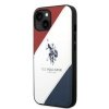 US Polo USHCP14SPSO3 iPhone 14 / 15 / 13 6,1 biały/white Tricolor Embossed