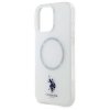 US Polo USHMP16XHOCLDPW iPhone 16Pro Max 6.9 biały/white IML Ring MagSafe