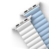 UNIQ pasek Revix Apple Watch Series1/2/3/4/5/6/7/8/9/SE/SE2/Ultra/Ultra 2 42/44/45/49mm. Reversible Magnetic biały-niebieski/whi