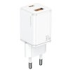 USAMS Ład. siec. 1xUSB-C+1xUSB T43 33W(only head) PD3.0 +QC3.0 Fast Charging biały/white CC144TC02 (US-CC144)