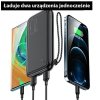 USAMS Powerbank PB56 10000mAh 2xUSB /USB-C / MicroUSB Fast Charge biały/white 10KCD15002 (US-CD150)