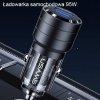USAMS Ładowarka samochodowa  C36 USB+USB-C 95W Fast Charge czarny/black CC176CC01 (US-CC176)
