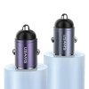 USAMS Ład. sam. 1xUSB+1xUSB-C C38 30WPD Fast Charge z wbudowanym pieścieniem stalowy/tarnish CC206CC01 (US-CC206)