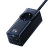USAMS Listwa zasilająca 67W 3x USB-C +USB Fast Charging Extension Cable EU czarny/black CC225TC01 (US-CC225)
