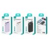 USAMS Powerbank ze zwijanym kablem USB-CRetractable 10000 mAh PD 20W Fast Charge XY Series czarny/black 10KCD22401(US-CD224)
