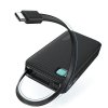 USAMS Powerbank ze zwijanym kablem USB-CRetractable 10000 mAh PD 20W Fast Charge XY Series biały/white 10KCD22402 (US-CD224)