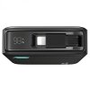 USAMS Powerbank ze zwijanym kablemRetractable Lightning 10000 mAh PD 20W Fast Charge XY Series czarny/black 10KCD22501 (US-CD225