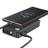 USAMS Powerbank ze zwijanym kablemRetractable Lightning 10000 mAh PD 20W Fast Charge XY Series fioletowy/purple 10KCD22503 (US-C