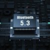 USAMS Słuchawki Bluetooth 5.3 TWSRhymbo Series bezprzewodowe niebieski/blue BHUYO03 (US-YO17)