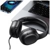 USAMS Słuchawki Bluetooth 5.3 nauszneYun Series czarny/black TDLYEJYX01 (USAMS-YG23)
