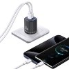 USAMS Ład. siec. CC254 30W GaNUSB-C/USB-A Fast Charging HC Series biały/white CC254TC02